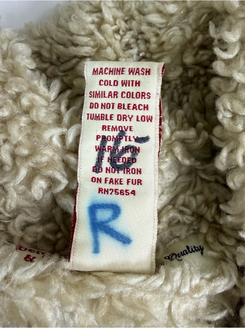 VINTAGE ABERCROMBIE & FITCH Womens Sherpa Corduroy Jacket S Y2K Trucker Western - Picture 14 of 16